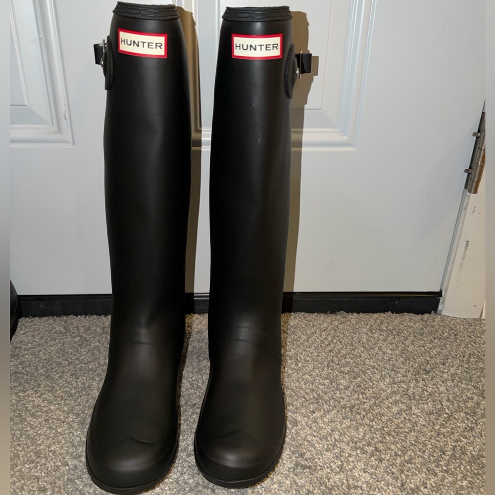 Hunter Tour Foldable Tall Women’s Rain Boots - Picture 2 of 6